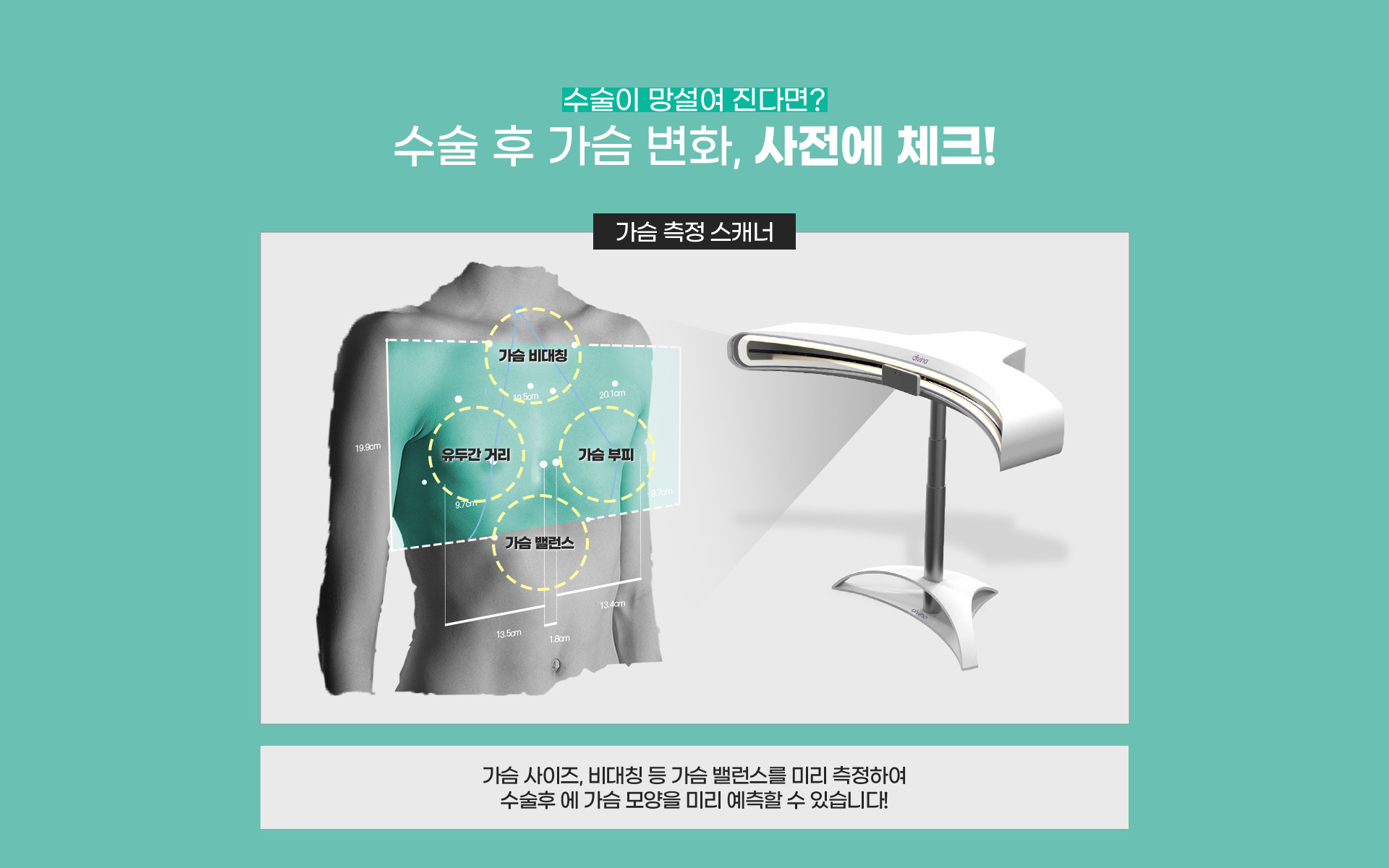 수술이  망설여 진다면? 수술 후 가슴 변화, 사전에 DA 체크!